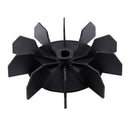 Replacement 0.5" Inner Bore 10 Impeller Air Compressor Motor Fan Blade BlackJ6I5