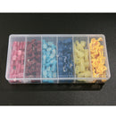 120PCS Nylon Wire Terminal Insulated Crimp T shape with Brass Conductor