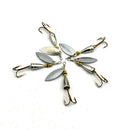 1 Pcs Metal Fishing Bait Metal*Spinner Shine Lures with Hook Fishing Gears ME