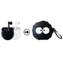 Fashion Cool Coal Protective Case Silicone Cover PVC Shell for FreeBuds 3