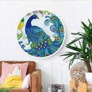 Peacock Mural Pink Tassels Special Shape DIY Diamond Painting Home Decor