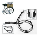 Outdoor Bicycle Luggage Rope Cycling Bike Mountain Elastic Straps Cord Hook Q3Y1