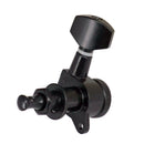 Black 6r Hand Electric Guitar Locking Tuner Tuning Pegs Machines Heads Buttons