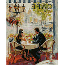 Painting By Numbers Kit DIY Dating Couple Hand Paint Canvas Oil Art Picture A