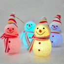 1PC Light Up Glowing Snowy Snowman Warm White LEDs Christmas Xmas Decoratio
