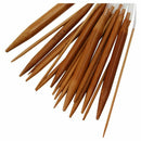 18 Pairs 16'' (40cm) Circular Carbonized Bamboo Knitting Kits Needles Set (