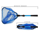Fly Fishing Landing Net Bass Trout Net Catch & Release Rubber Coating Net