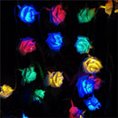 1.2M Rose Flower Fairy String Lights for Wedding Party Christmas (RGB)