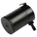 Baffled Aluminum Oil Catch Can 2 Port Oil Catch Tank Reservoir Universal