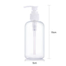 Portable Transparent Empty Spray Bottle Refillable Lotion Container (250ml)