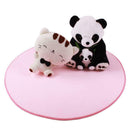 Plush Round Mat for Kid Play Tent Playhouse Nursery Play Rug Activity Carpet