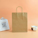 20 X Brown Paper Bags with Handles - Party and Birthday Gift A Handy Bag( 1 J4O7