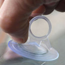 10PCS 4.5CM Rubber Clear Sucker PVC Suction Cup Hook Car Sunshade Suction CuAT~