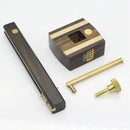 Ebony Woodworking Marking Gauge Multi-Function Screw Type Woodworking Tools