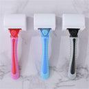 Bathroom Wall Mounted Self Adhesive Shaver Storage Rack Razor Hanging Holder