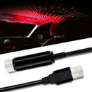USB Car Interior Atmosphere Starry Sky Lamp Ambient Star Red Light LED Proj R2U7