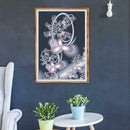 5D DIY Full Drill Diamond Painting Cross Stitch Embroidery Kit (Flower01)