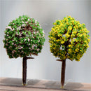 5pcs/lot Simulation Tree Flower Colorful Ball Tree Micro Landscape Ornaments .ES