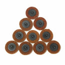 10PCS 60 Grit 2 inch(50mm) Coarse Roloc Roll Lock Surface Sanding Disc for