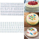 64Pcs Fondant Cake Alphabet Letter Cookies Biscuit Mold T1Q9 Embosser Sta C4J6