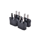4PCS EU Euro Europe to US USA Power Jack Wall Plug Converter Travel Adapter  M&
