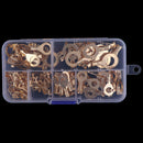 150X Brass Ring Cable Lugs Cable Connector Wire Terminal M3 M4 M5M6M8M10 J Gw