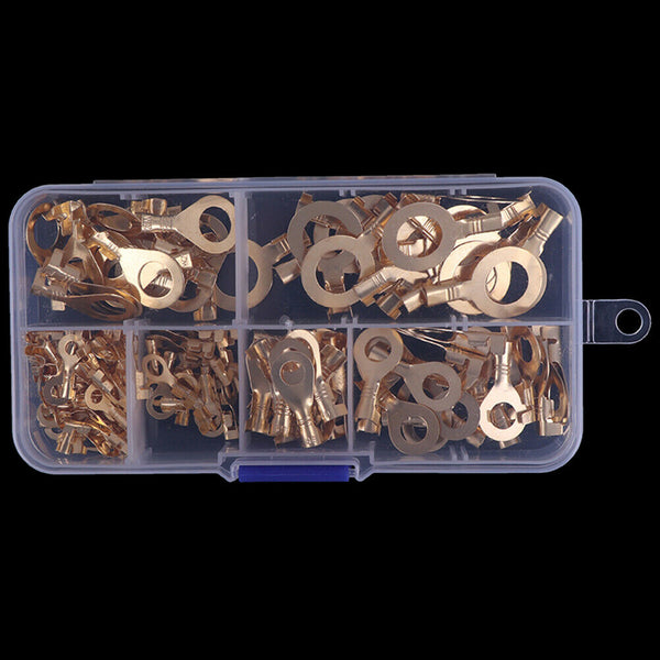 150X Brass Ring Cable Lugs Cable Connector Wire Terminal M3 M4 M5M6M8M10 J Gw
