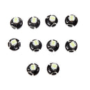 10xWhite Neo Wedge 1 SMD 5050 LED Car Bulbs T3 HVAC Climate Control Lights