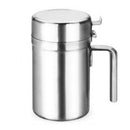 Stainless Steel Oiler Visual Oil Leak Edible Oil Tank Vinegar Bottle Soy Sa