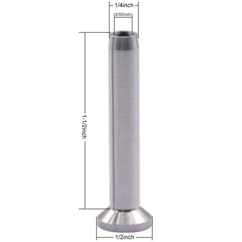 24Pcs 316 Stainless Steel Hand-Crimp Swage For 1/8 Inch Cable Railing, Deck N4Q7