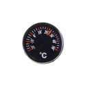 2x Diameter 20mm Plastic Round Mini Thermometer Celsius hydrothermograph OZ