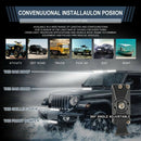 12 Inches LED Work Light Bar for UTV ATV Jeep Pickup Truck Boat 264W Led Fo