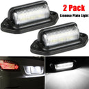 2Pcs Waterproof 12V  6 LED License Plate Light Car Boat Truck Trailer Step Lamp