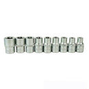 9Pcs 1/2 Plum Hex Socket Set Torx Star E Socket Sleeve Nuts Driver Bits E10