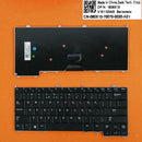 US Layout Replacement Laptop Keyboard Glossy Black Frame for DELL Latitude 12
