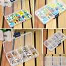 10 Slot Jewelry Rings Adjustable Tool Box Case Craft Organizer Storage Bead A