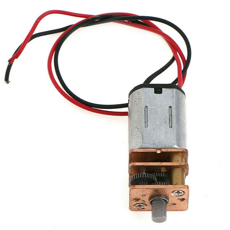 Steel Gear N20 Mini Micro Precision DC Geared Motor D-Axis Speed Reduction Motor