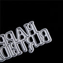 2pcs Happy Birthday letters Metal Cutting Dies Stencil Scrapbooking decoY`US