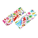5 Sheets Cute Dinosaur Bubble PVC Stickers Cartoon Kids Classic Toys Stickers SE