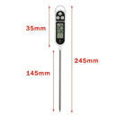 1* Kitchen Digital Thermometer For Meat Water Milk Food Probe Cooking Tools L7I9