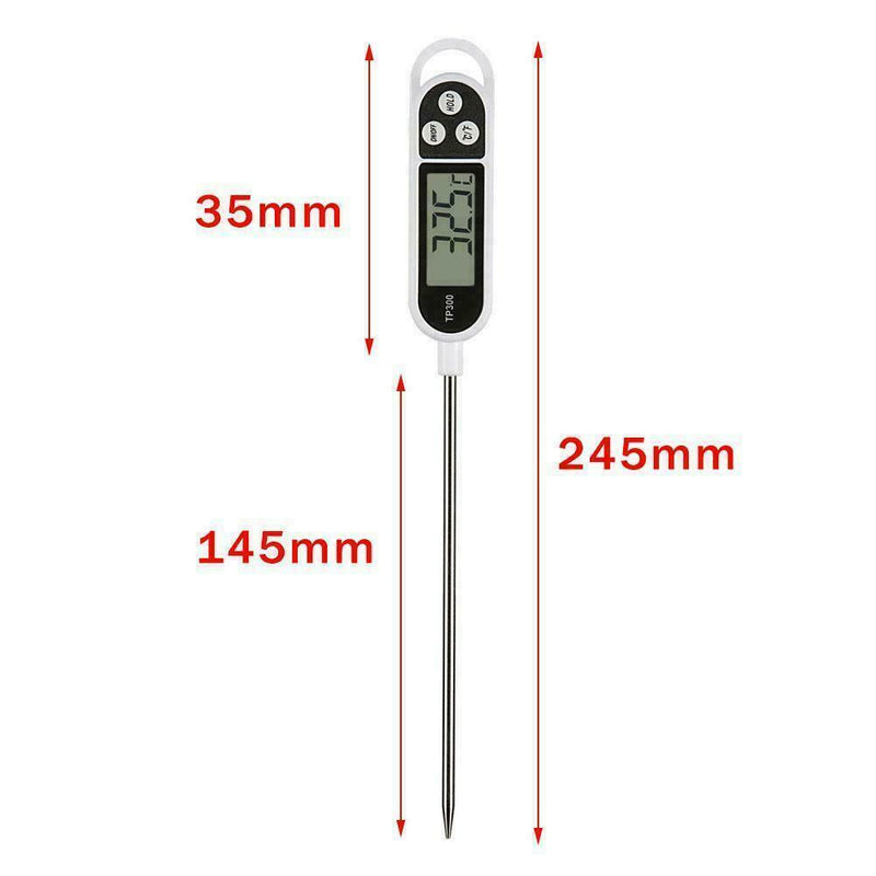 1* Kitchen Digital Thermometer For Meat Water Milk Food Probe Cooking Tools L7I9