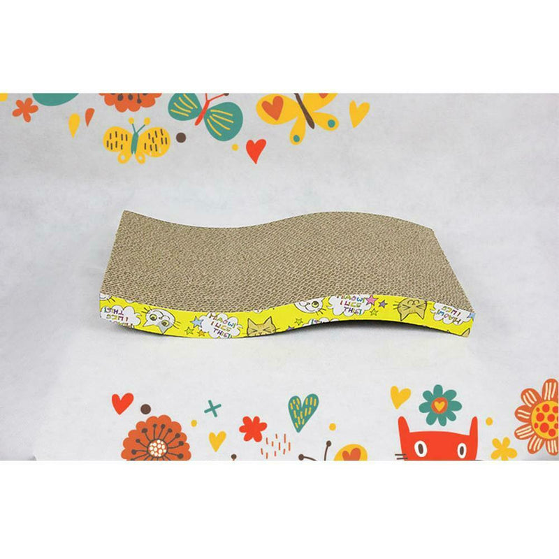 Corrugated Paper Cat Pads Cat Scratch Board Bed Mat Kitten Scratching Toys A