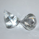 40mm Clear Crystal Glass Hanging Drop Prisms Part Pendant Decor R1H3