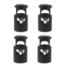 4pcs Heavy Duty Plastic Toggle Stop Slider For Paracord, Accessory Cordage
