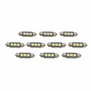20PCS 3LED 5050 SMD C5W CANBUS Error Free Festoon Dome Light Lamp Bulbs White