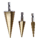 3pcs Metric Woodworking Twist Drill Bit Set Step Drills for Drilling Holes