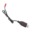 2 Pieces 4.8V USB to JST 2P Female Plug NI-MH/NI-Cd Batteries Charge Cables Cord