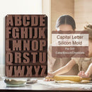 Silicone Chocolate Mold Letters Fondant Biscuit Decorating Tools Bakeware