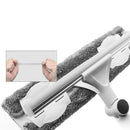 Glass Cleaning Tool Double-Sided Telescopic Rod Window Cleaner Squeegee Wip