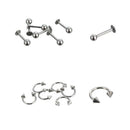 85 x Wholesale Lots Mixed Lip Piercing Body Jewelry Barbell Rings Tongue Ring